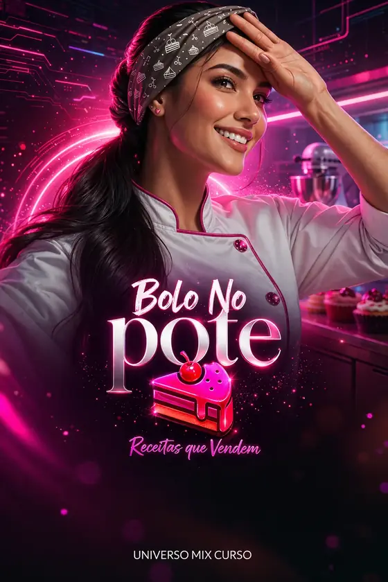 Capa de Bolo no Pote