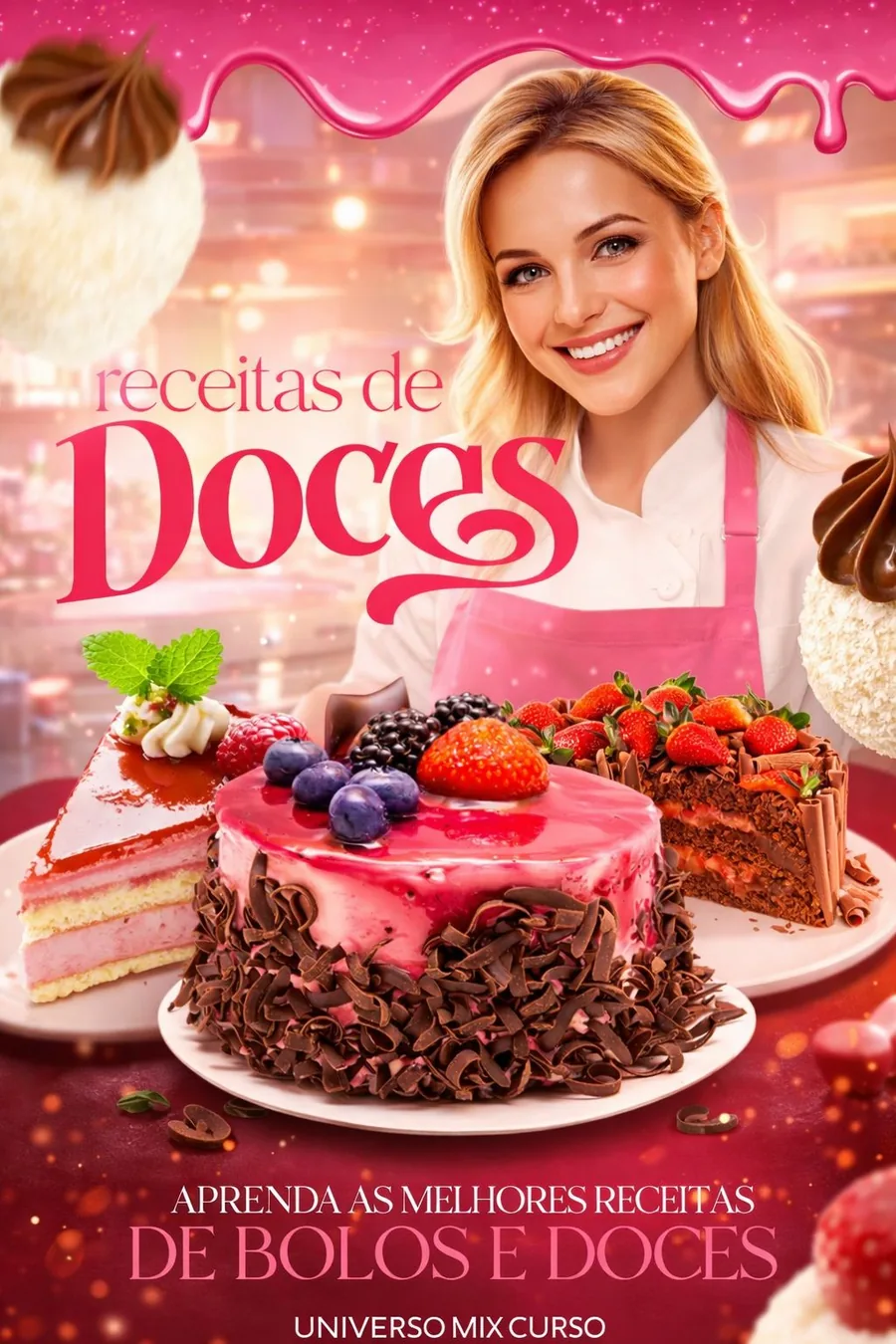 Capa de Receitas de Doces