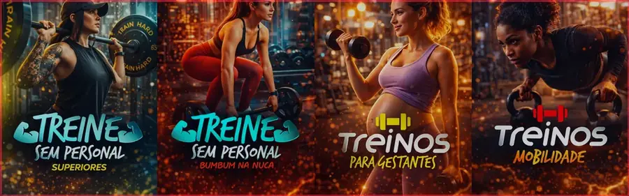 Universo visual da categoria Fitness