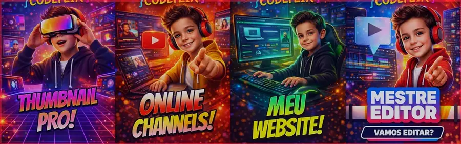 Universo visual da categoria Kids Pro
