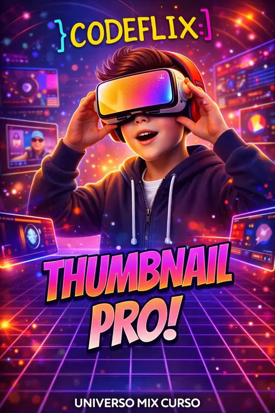 Capa de Codeflix Thumbnail Pro