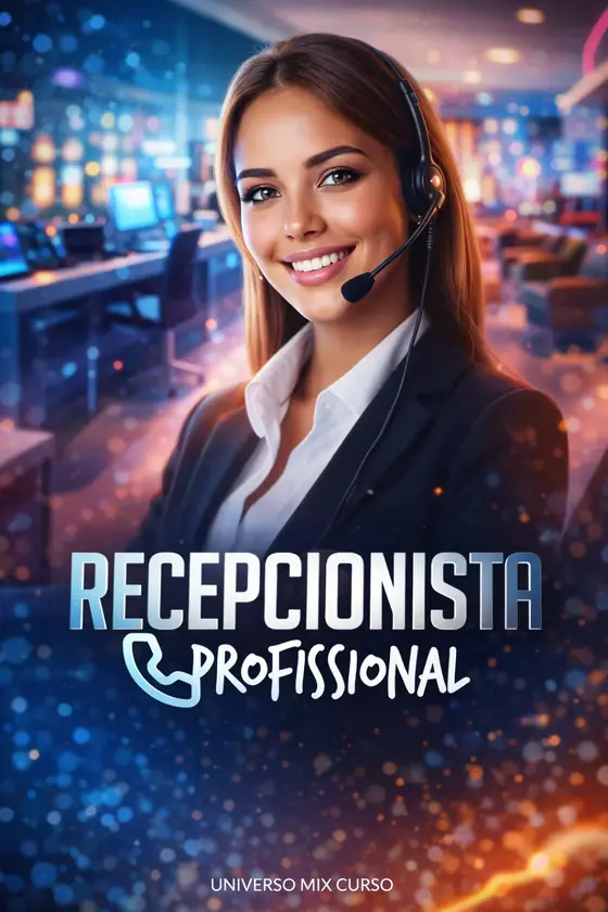 Capa de Recepcionista Profissional