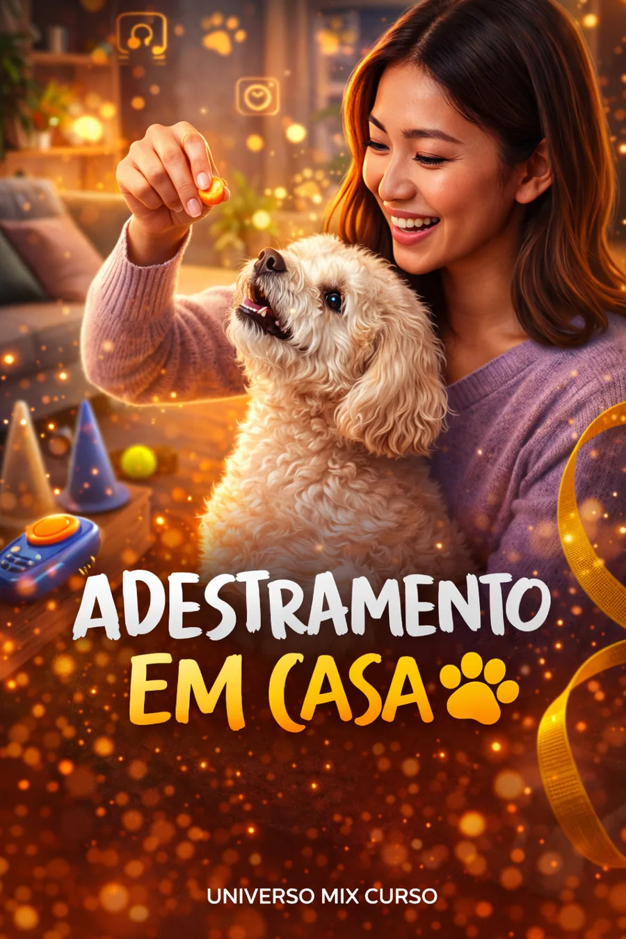 Capa de Adestramento em Casa
